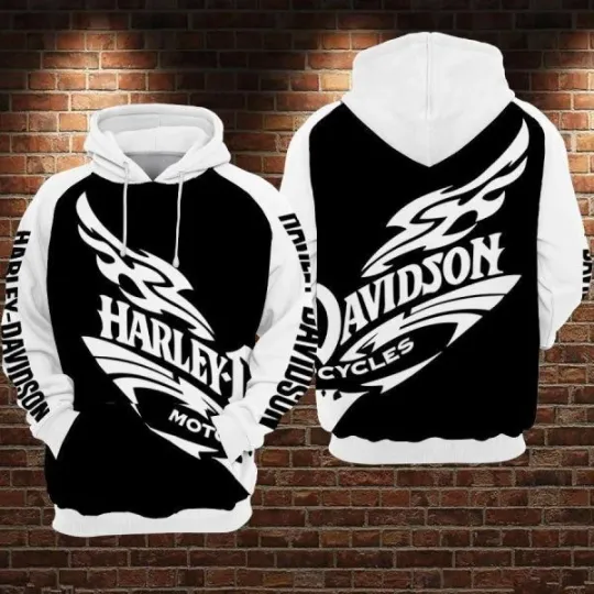Discover Harley Motor Racing Davidsonn 3D Hoodie For Men