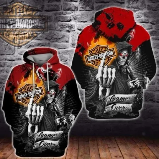 Discover Harley Motor Racing Davidsonn 3D Hoodie For Men