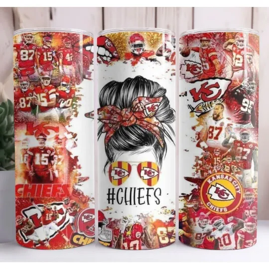Discover Chiefsss Football Skinny Tumbler Insulated Drinkware