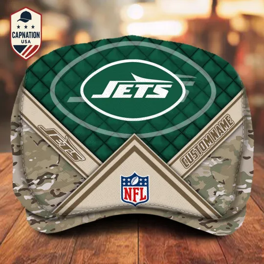 Discover New York Jets Custom Jeff Cap - Personalized Football Fan Cap