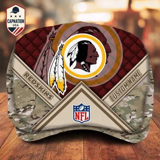 Discover Washington Team Redskins Custom Jeff Cap - Personalized Name Football Fan Cap