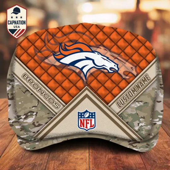 Denver Broncos Custom Jeff Cap - Personalized Football Fan Cap