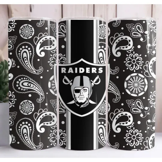Discover Raider Football Skinny Tumbler Insulated Drinkware