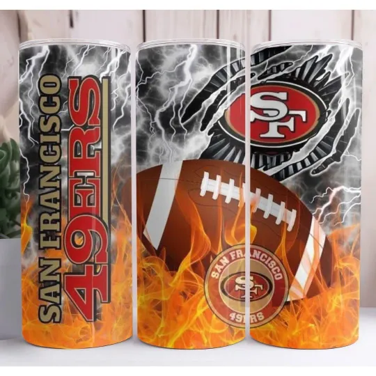 Discover SF 49ersss Football Skinny Tumbler Insulated Drinkware