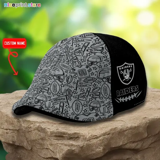 Discover Las Vegas Football Team Raiders Ivy Cap Flat Cap Driving Cap Golf Cap