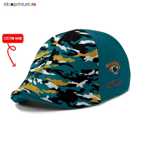 Discover Jacksonville Team Jaguars Ivy Cap  6pannel Hat football Golf Cap football Flat Cap Driver