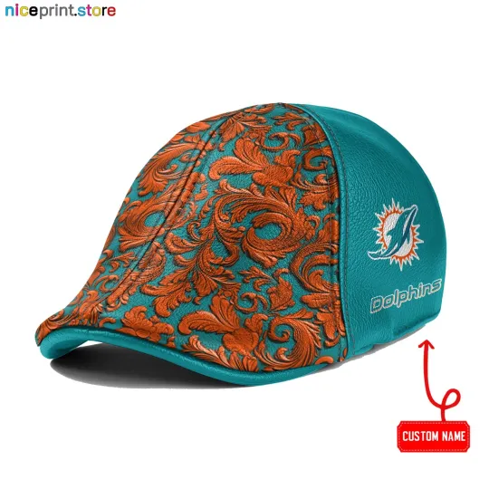 Discover Miami Team Dolphins Ivy Cap football 6pannel Hat Golf Cap football Flat Cap