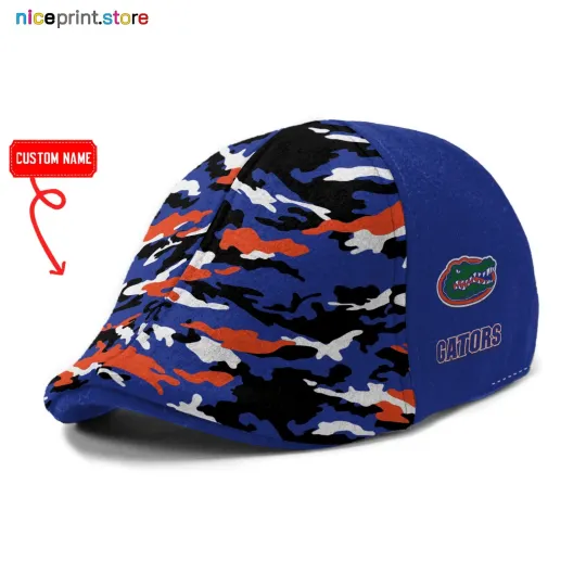 Florida Team Gators Ivy Cap 6pannel Hat NCAA Golf Cap NCAA Flat Cap Driver