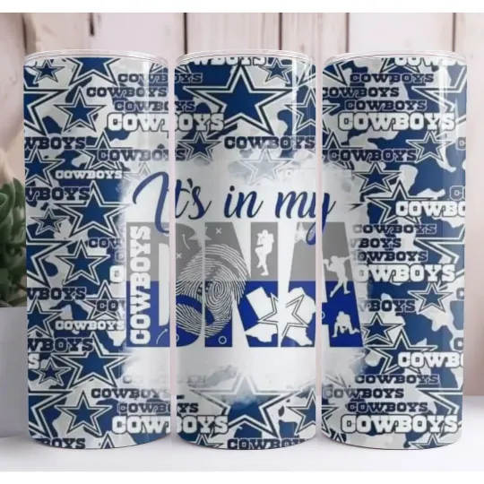Discover Cowboy Football 20oz Skinny Tumbler Insulated Drinkware