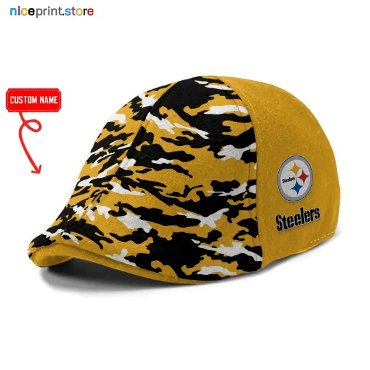 Discover Pittsburgh Team Steeler Ivy Cap Steeler 6pannel Hat football Golf Cap football Flat Cap