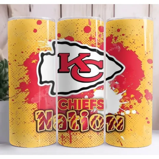 Discover Chiefsss Football Skinny Tumbler Insulated Drinkware