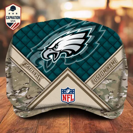 Discover Philadelphia Eagles Custom Jeff Cap - Personalized Football Fan Cap