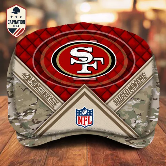 San Francisco 49ers Custom Jeff Cap - Personalized Football Fan Cap