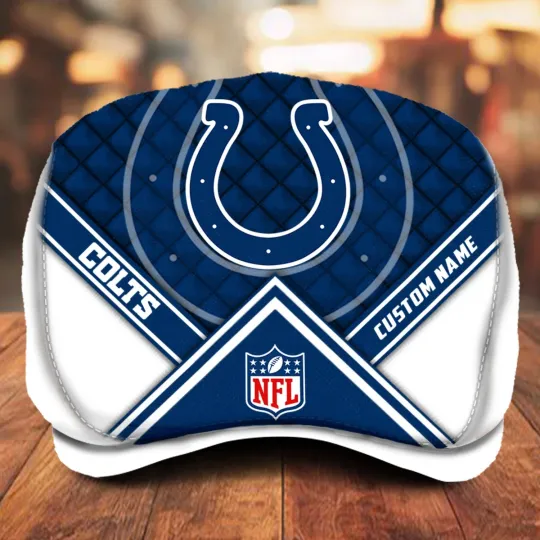 Discover Indianapolis Colts Custom Jeff Cap - Personalized Football Fan Cap