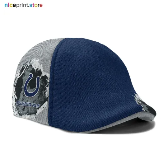 Discover Indianapolis Football Team Colts Ivy Cap Flat Cap Driving Cap Golf Cap 02
