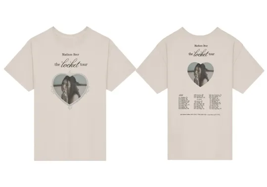 Discover Madison Beer The Locket Tour 2026 Merch T-Shirt