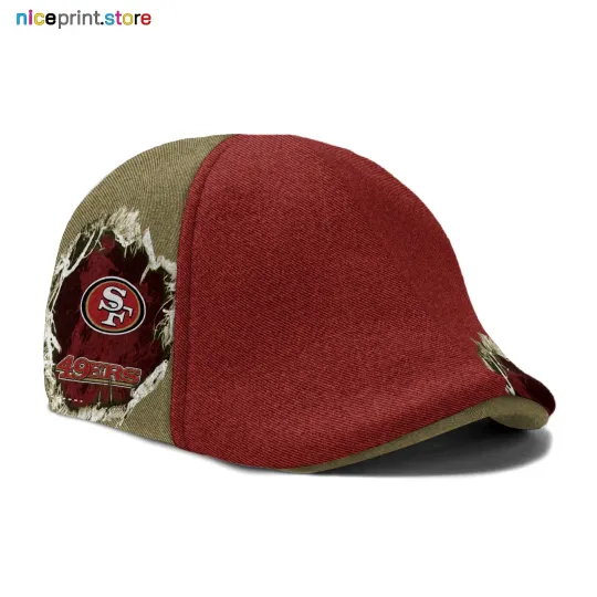 San Francisco Football Team 49ers Ivy Cap Flat Cap Driving Cap Golf Cap