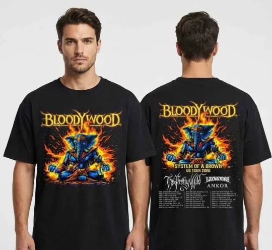 Discover Bloodywood x System Of A Brown US Tour 2026 T-Shirt