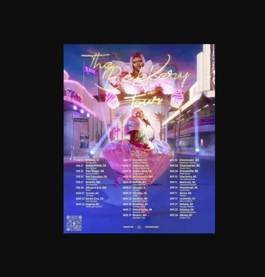 Discover CupcakKe The BakKery Tour 2026 Poster