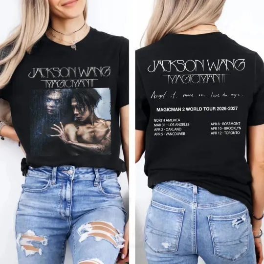 Discover Jackson Wang Magicman 2 World Tour 2026 Unisex T-shirt