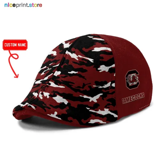 Discover South Carolina Team Gamecocks Ivy Cap 6pannel Hat NCAA Golf Cap NCAA Flat Cap