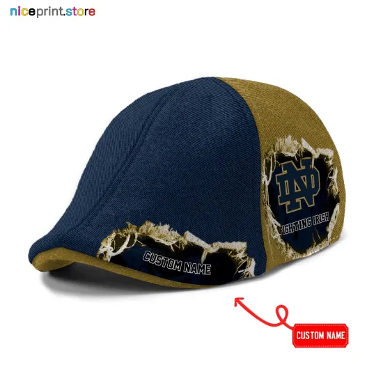 Discover Notre-Dame-Fighting Ir Ivy Cap NCAA Ivy Cap Flat Cap Newsboy Cap Gift For Men 02