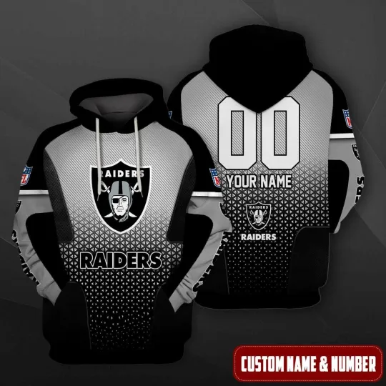 Discover Personalized Las Vegas Football Team Raiderss Hoodie Lightweight Adults S-5XL