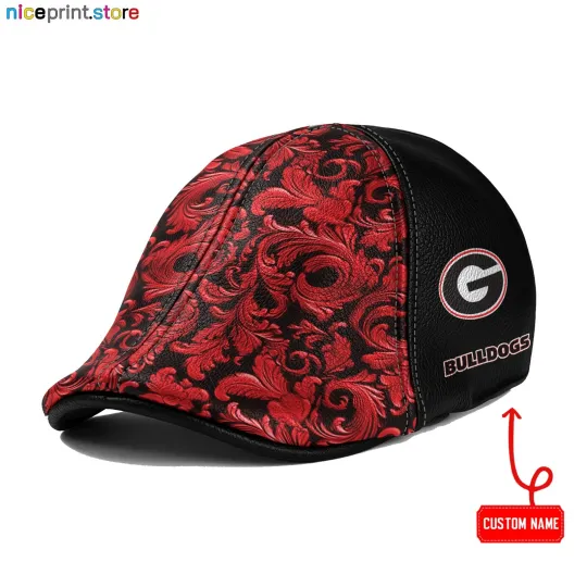 Discover Georgia Team Bulldogs Ivy Cap NCAA 6pannel Hat NCAA Flat Cap Driver