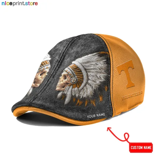 Discover Tennessee Team Volunteers Ivy Cap NCAA 6pannel Hat NCAA Flat Cap
