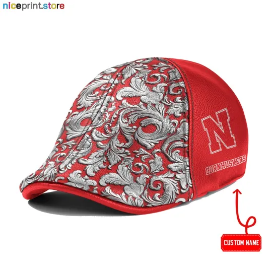 Discover Nebraska Team Cornhuskers Ivy Cap NCAA 6pannel Hat NCAA Flat Cap