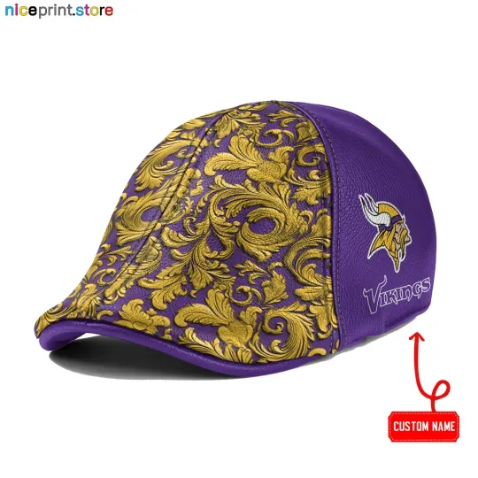 Discover Minnesota Team Vikings Ivy Cap football 6pannel Hat Golf Cap football Flat Cap