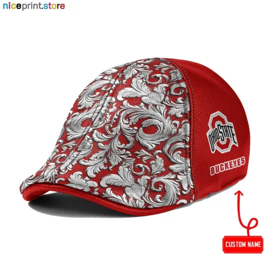 Ohio State Team Buckeyes Ivy Cap NCAA 6pannel Hat NCAA Flat Cap