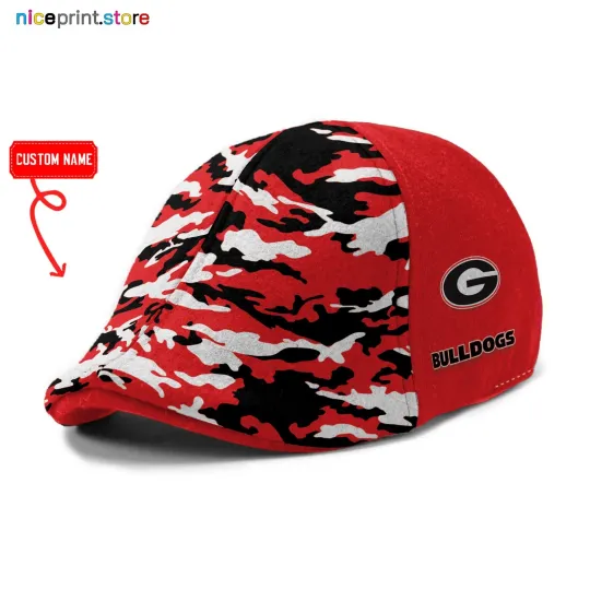 Discover Georgia Team Bulldogs Ivy Cap 6pannel Hat NCAA Golf Cap NCAA Flat Cap Driver