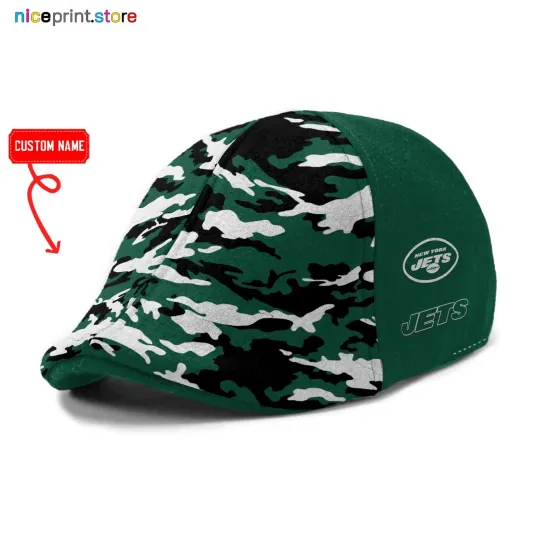 Discover New York Team Jets Ivy Cap Jets 6pannel Hat football Golf Cap football Flat Cap Driver