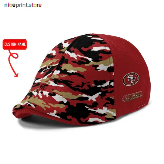San Francisco Team 49ers Ivy Cap 49ers 6pannel Hat football Golf Cap football Flat Cap