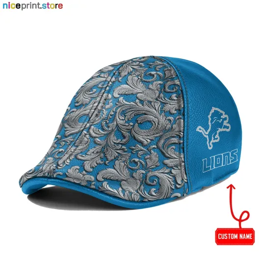 Detroit Team Lions Ivy Cap football 6pannel Hat Golf Cap football Flat Cap