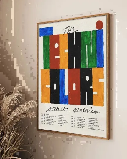 Discover The Technicolors 2026 North American Tour Poster