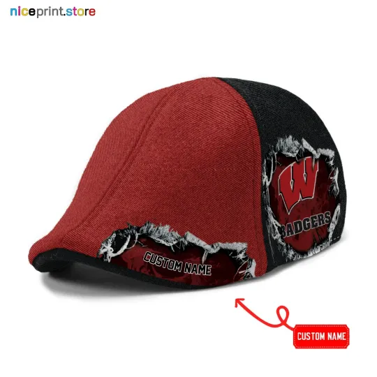 Discover Wisconsin-Badgers Ivy Cap, Newsboy Cap Gift For Men