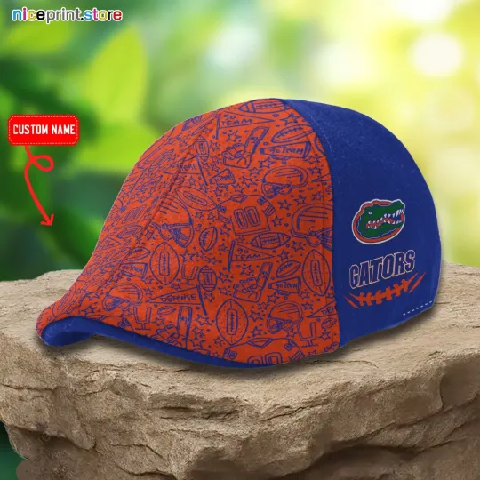 Florida Team Gators Ivy Cap Titans Cap Flat Cap Driving Cap Golf Cap Newsboy
