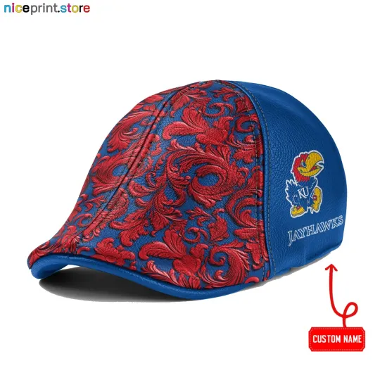 Discover Kansas Team Jayhawks Ivy Cap NCAA 6pannel Hat NCAA Flat Cap Driver