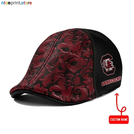 Discover South Carolina Team Gamecocks Ivy Cap NCAA 6pannel Hat NCAA Flat Cap