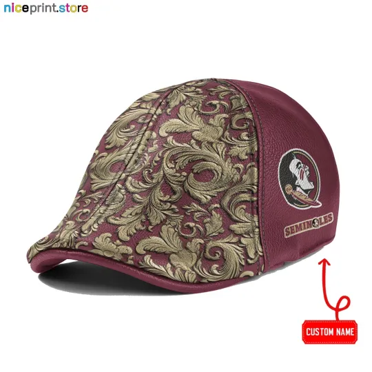 Discover Florida State Team Seminoles Ivy Cap NCAA 6pannel Hat NCAA Flat Cap