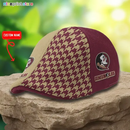 Discover Florida State Team Seminoles Ivy Cap Seminoles Newsboy Cap NCAA Flat Cap for Men