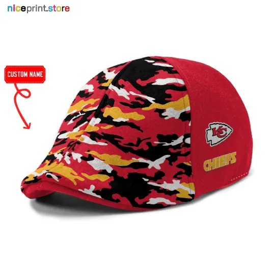 Discover Kansas City Team Chiefs Ivy Cap Chiefs 6pannel Hat football Golf Cap football Flat Cap