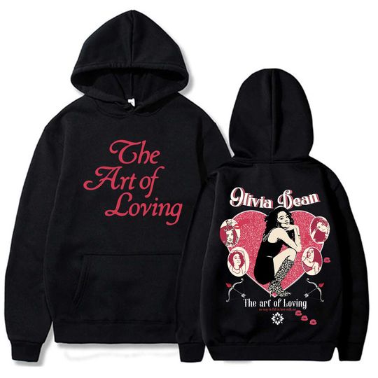 Discover The Art of Loving Tour 2026 Olivia Dean Graphic Print Hoodie Harajuku Hip Hop Pullover Man Woman Loose Oversized Sweatshirt