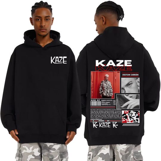 Discover Rapper Kazer Cristian Carrion Tour 2025 Hoodies Men Women Harajuku Hip Hop Street Sweatshirt Casual Fleece Long Sleeve Pullovers