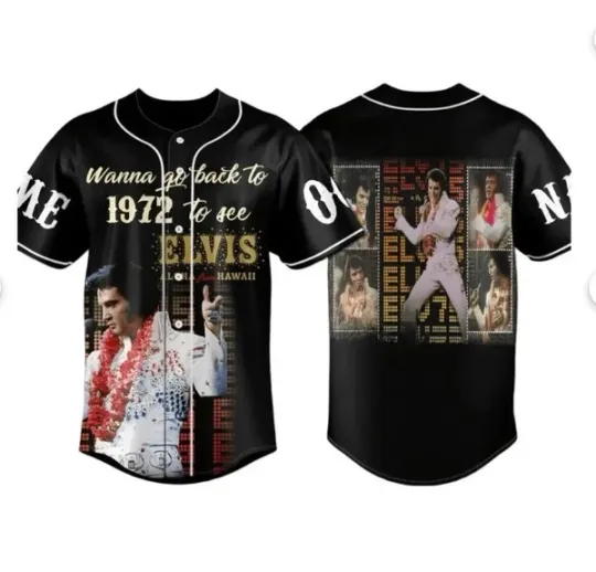 Discover Custom Elvis Presley Adult_Youth Baseball Jersey Shirts Gift For Fans