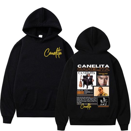 Discover Canelita Jonathan Vera Graphics Cover Sweatshirts Men Women Hot Sale Fashion Hip Hop Vintage Hoodies Oversized Hoodie Streetwear