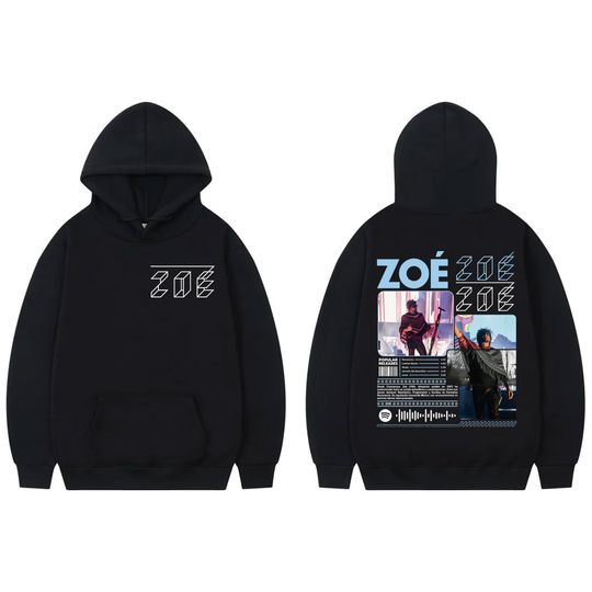 Discover Rock Band Zoe Tour 2025 Graphic Hoodies Harajuku Y2k Oversized Pullovers Men Women Fashion Casual Hooded Sweatshirts Streetwear