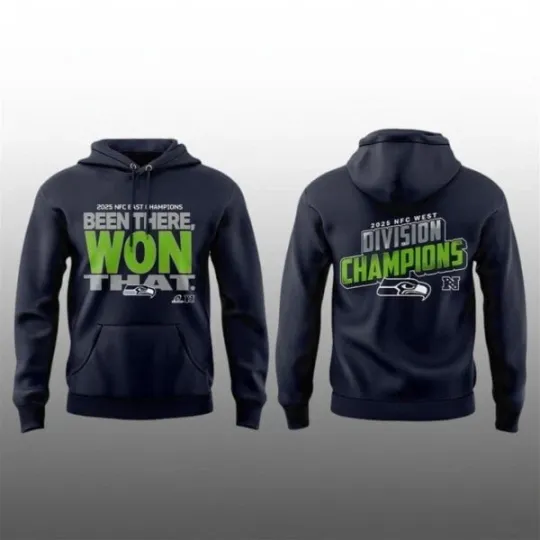 Discover Seahawks Division Champions 2025 Been There Won That Hoodie